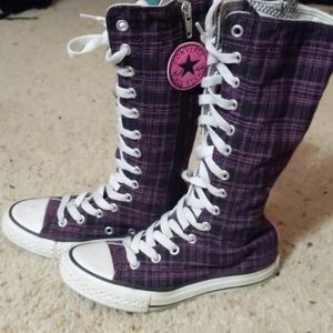 kids knee high converse